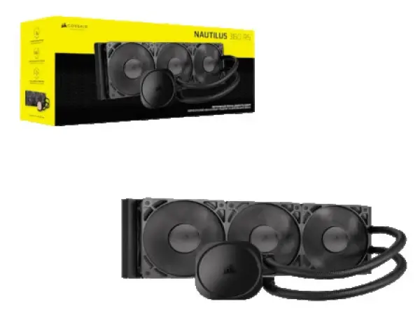 Corsair vodeni hladnjak za procesor Nautilus 360 RS tečni, crni