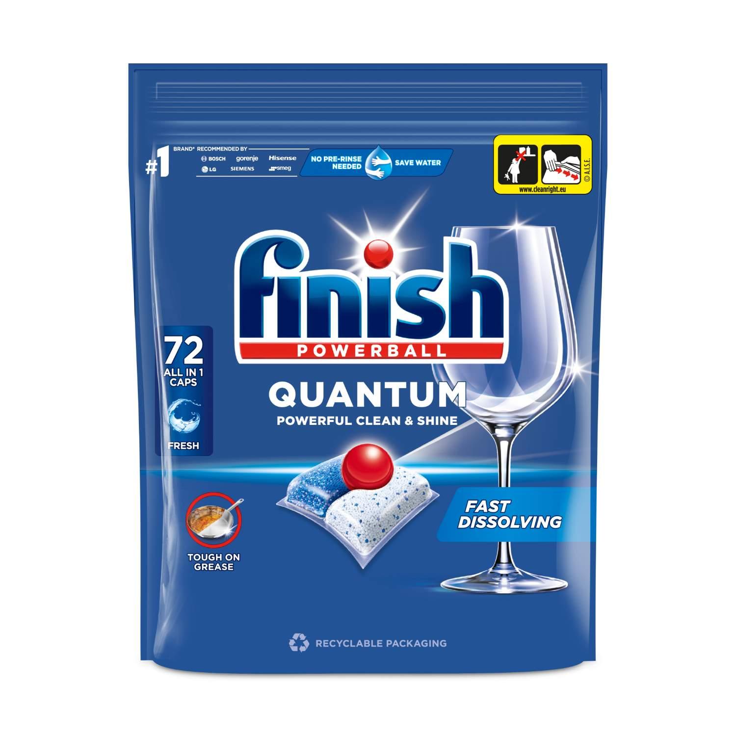 Finish tablete za mašinu za pranje posuđa Quantum, 72 komada