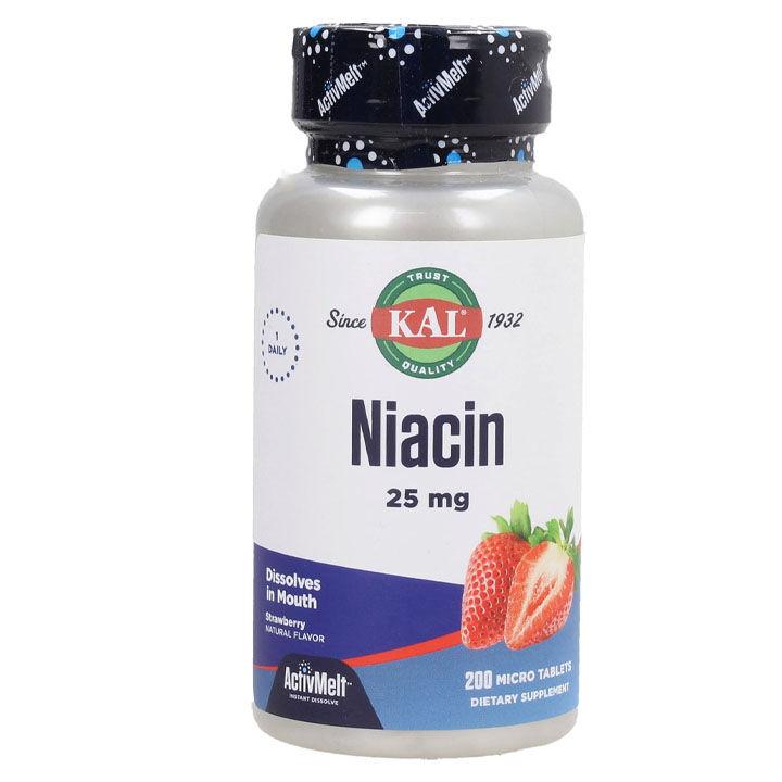 Kal Niacin ActivMelt 25 mg, 200 tableta