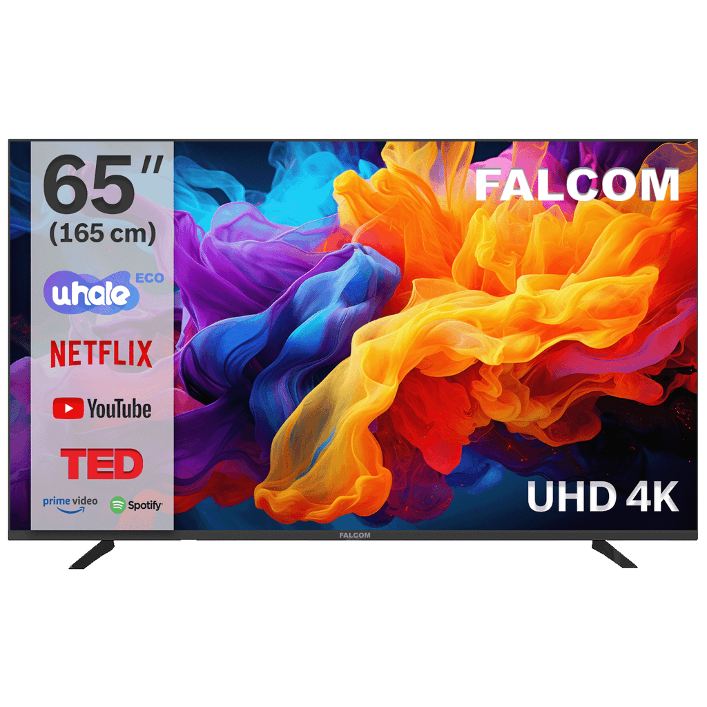 Falcom Smart LED TV-65LTF026SM WOS, 65" 4K UltraHD, Crni