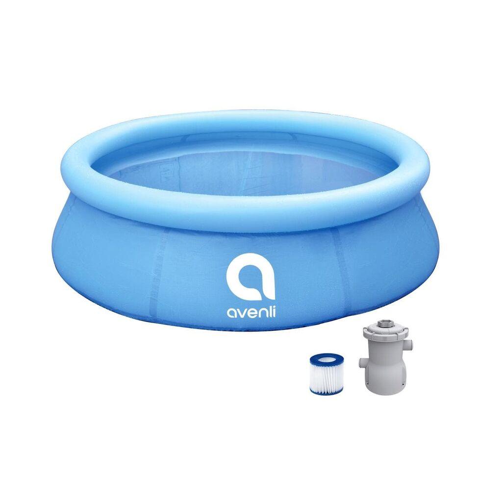 AVENLY Baštenski bazen sa pumpom 240x63 plavi