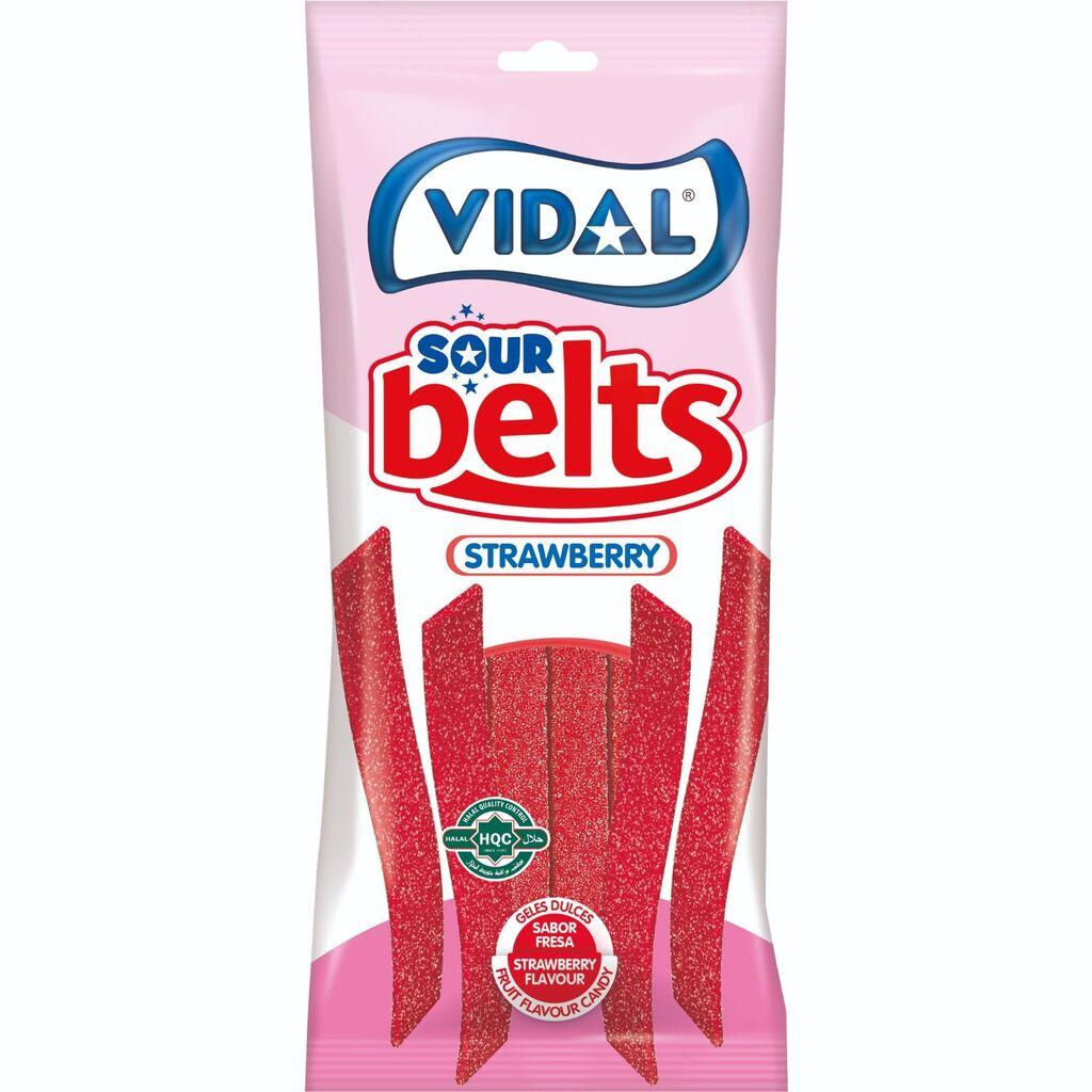 Vidal Gumene bombone Jagoda pojas, 90 g
