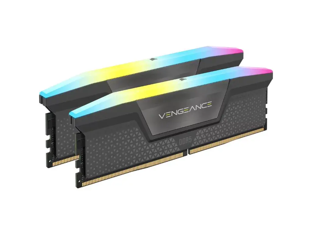 Corsair Memorija DDR5 16GB, RGB5600MT/s, Crna