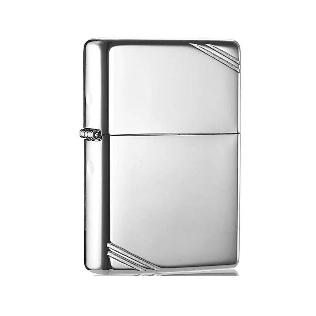 Zippo upaljač Vintage, visoko polirani, hromirani