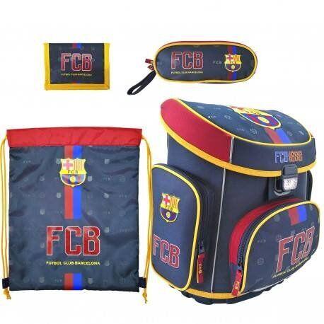Set za školu Barcelona, Ruksak, Torba za opremu, Pernica, Novčanik, Ljubičasti
