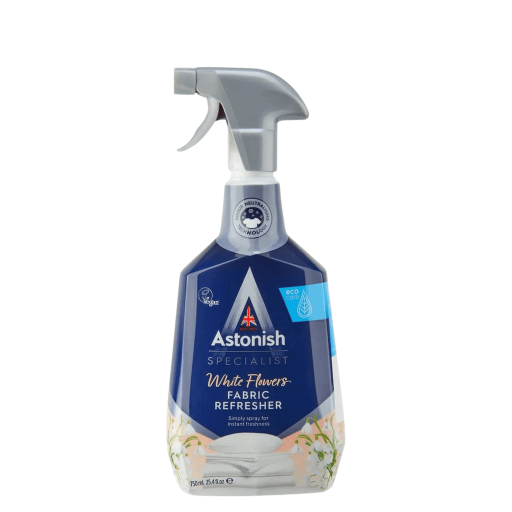 Astonish Osvježivač tkanine Bijelo cvijeće, 750 ml