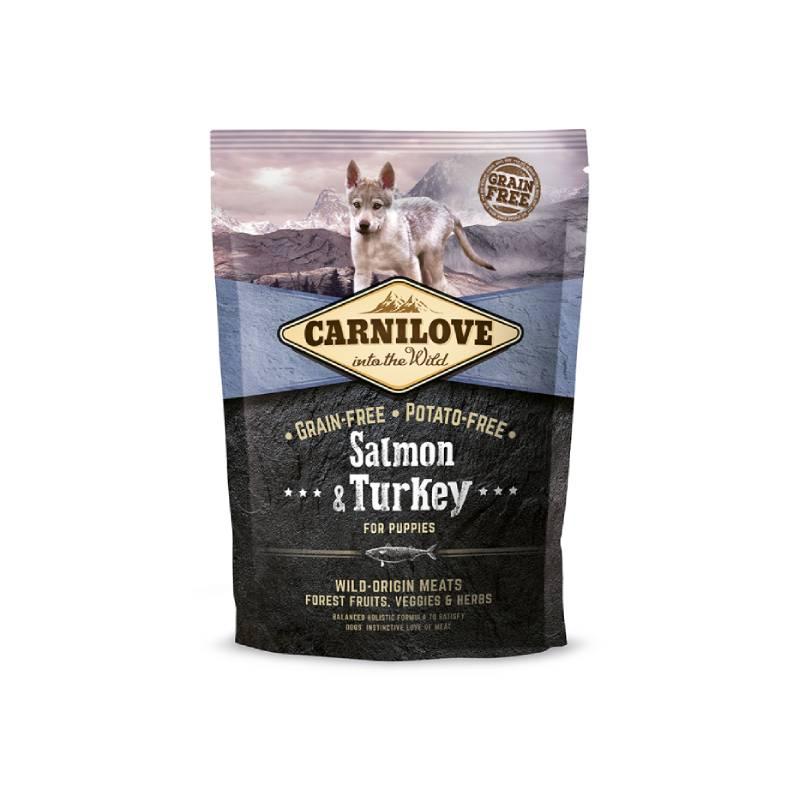 Carnilove Suha hrana za štence, Losos i Puretina, 1.5 kg