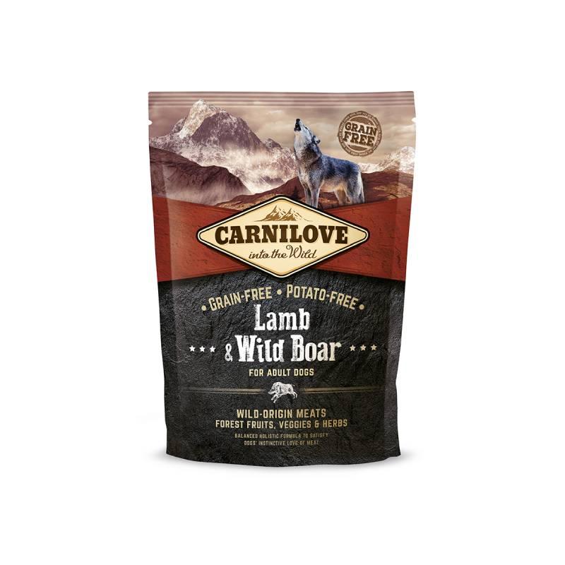 Carnilove Suha hrana za odrasle pse, Janjetina i vepar, 1.5 kg