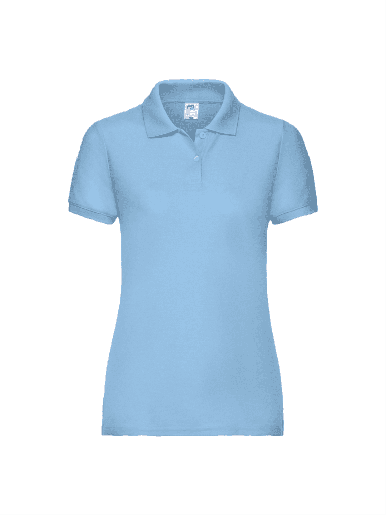 Fruit of the Loom Ženska polo majica Lady Fit, Svijetloplava
