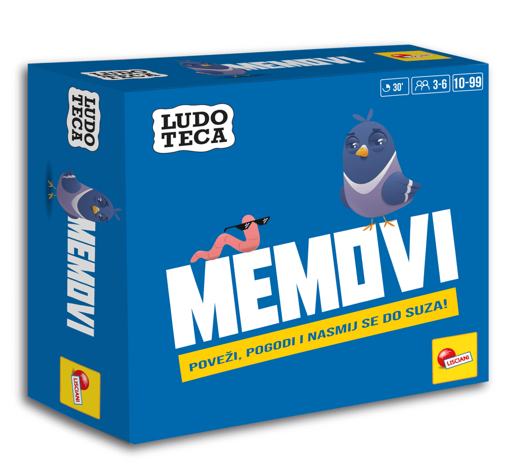 Lisciani Društvena igra Memovi Ludoteca