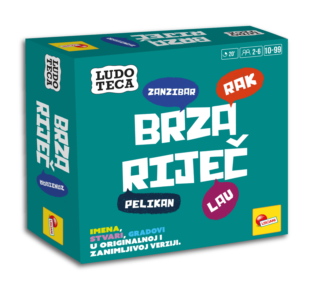 Lisciani Društvena igra Brza riječ Ludoteca