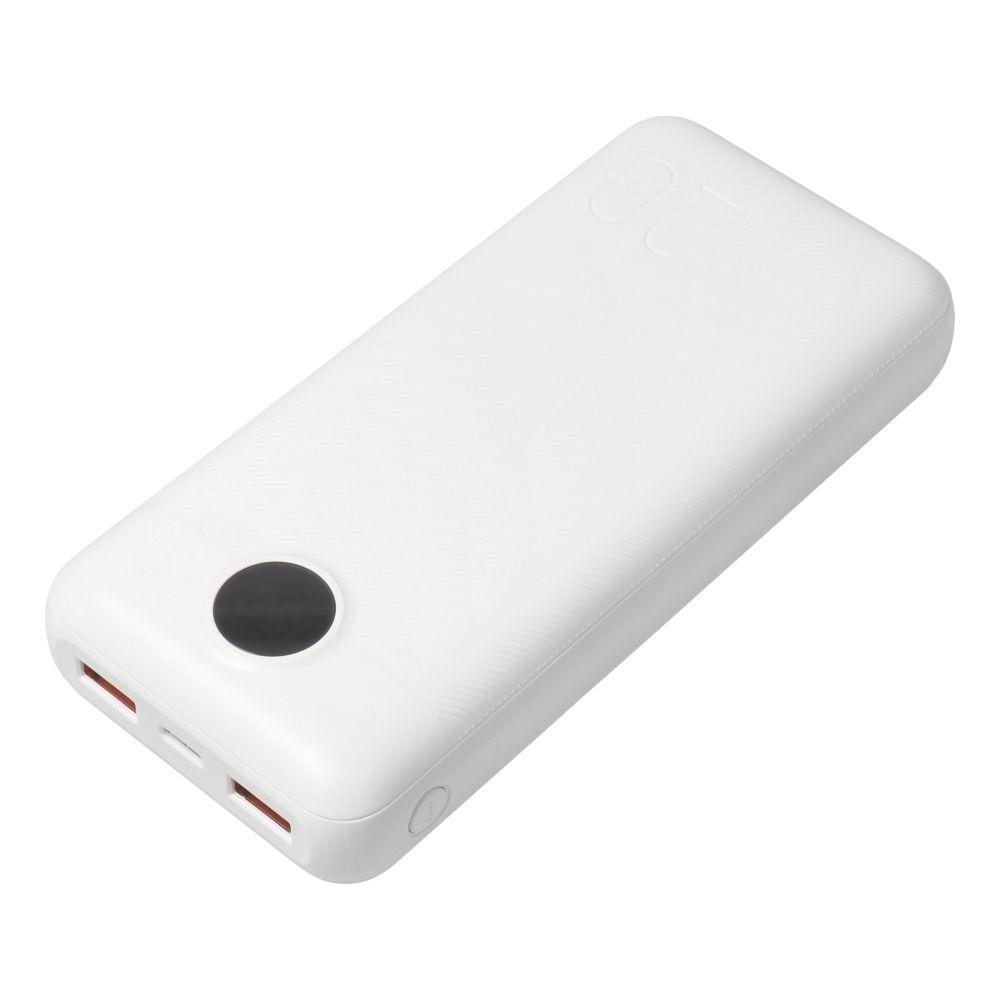 Veger Eksterna baterija L20S , 20 000 mAh, PD QC3.0, 2A, 20W, Bijela