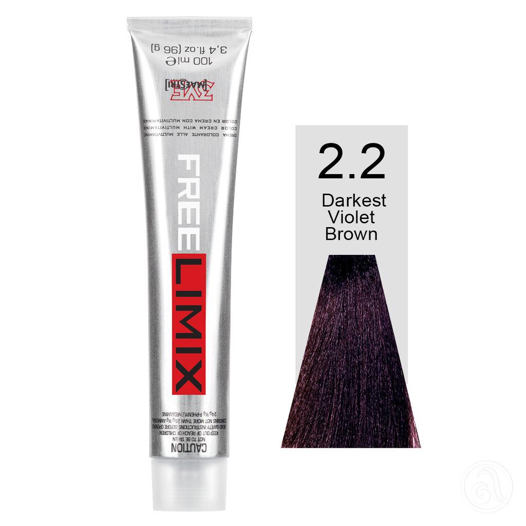 Freelimix Farba za kosu 2.2 Tamno ljubičasto smeđa, 100 ml