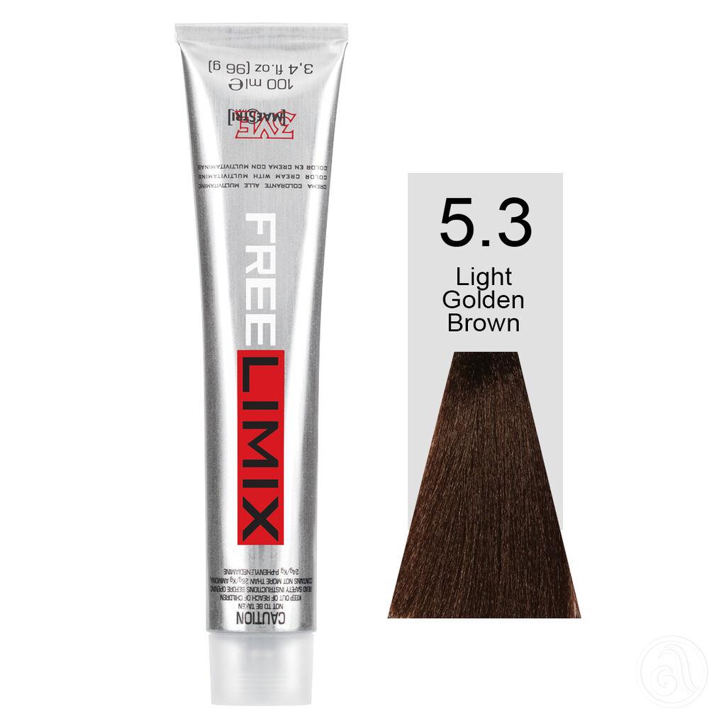 Freelimix Farba za kosu 5.3 Svijetlo zlatno smeđa, 100 ml