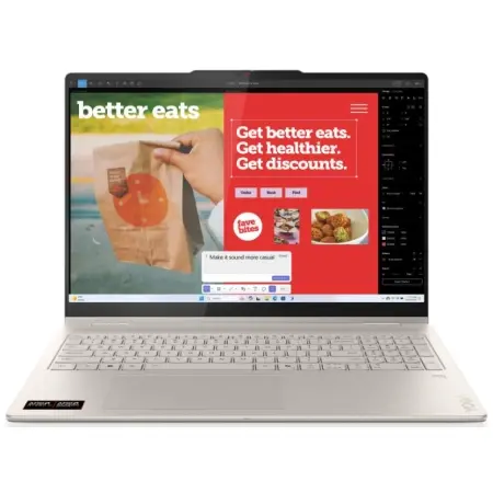 Lenovo Laptop Yoga 7 16AKP10 2in1 83JU0000US, Sivi