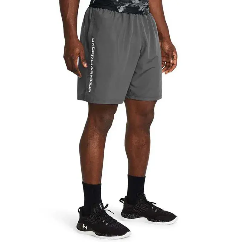 Under Armour Muški šorc Tech Woven Wordmark, Sivi