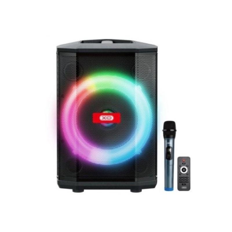 XO Bluetooth zvučnik F53 8 RGB i mikrofon, 40W, Crni