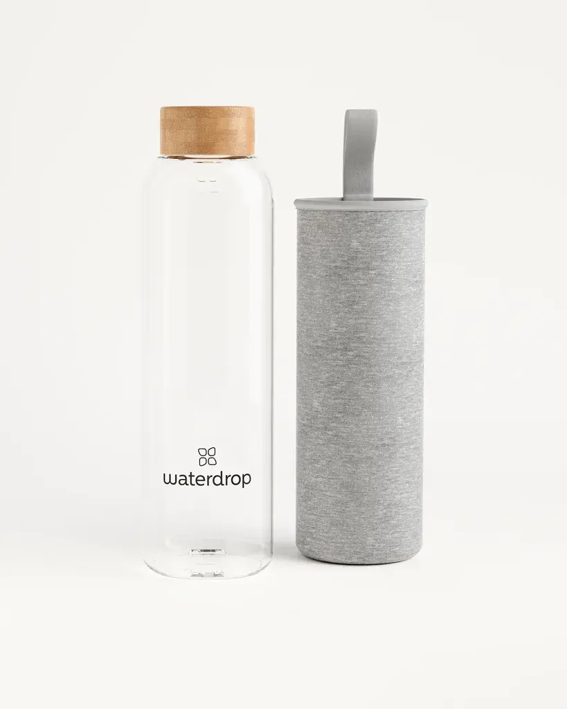 Waterdrop Staklena boca, 600ml, Providna