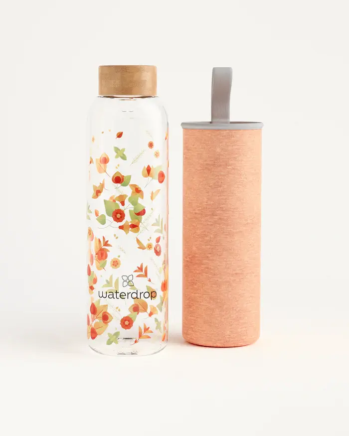 Waterdrop Staklena boca Vibe, 600ml, Šarena