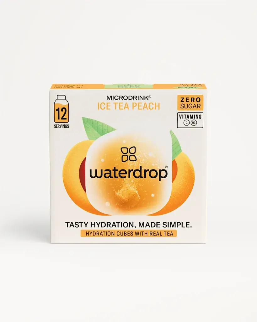 Waterdrop Kockica za hidrataciju Ice tea Breskva , 12 komada