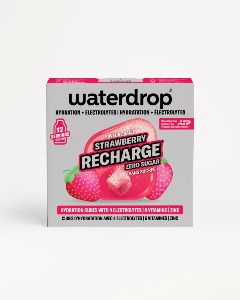 Waterdrop Kockica za hidrataciju Recharge Jagoda, 12 komada