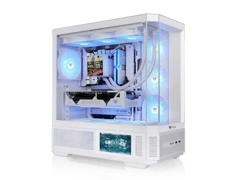 Thermaltake Kućište View 370 TG ARGB Snow, Mid-Tower, Bijelo