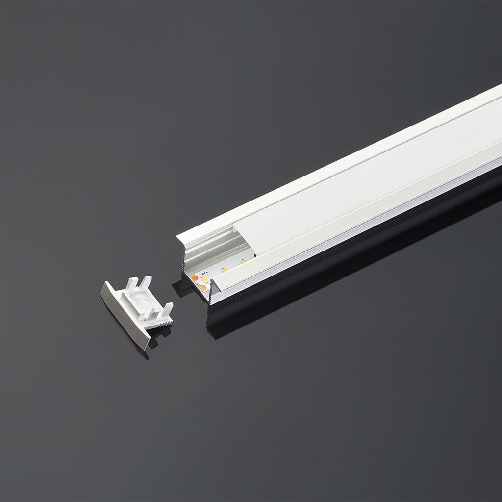 Colors Led aluminijski ugradni profil, 25x13 mm, Bijeli