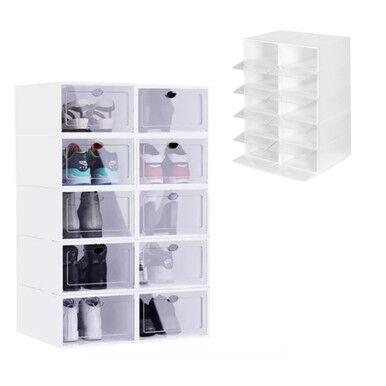 ModernHome Organizator za cipele modularni PJJSB0002, 10 modula, Bijeli