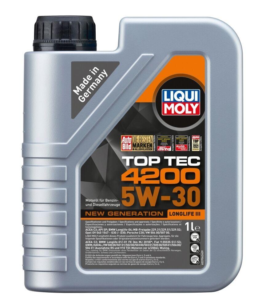 Liqui Moly Motorno ullje Top Tec, 5W30, 1L