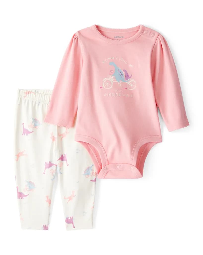 Carters Kompletić za bebe, Roze