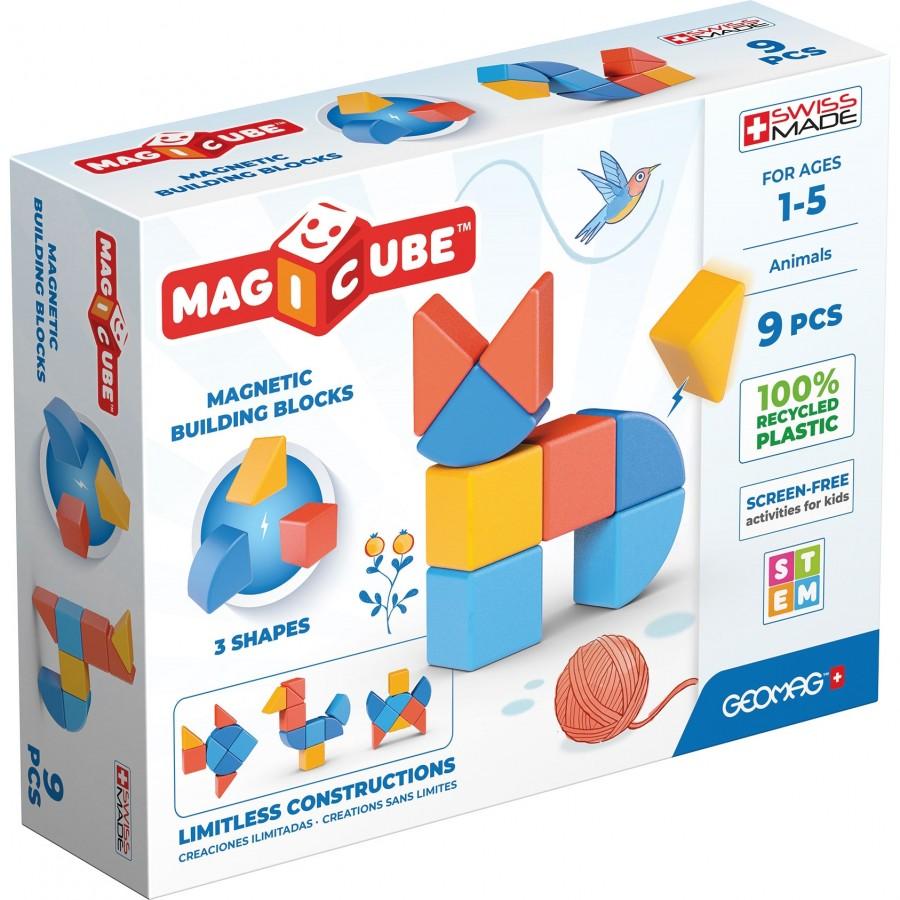 GEOMAG kocke MAGICUBE ŽIVOTINJE 9 3 OBLIKA