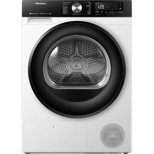 HISENSE sušilica DH 3S802 BW2, 8 kg, Wi FI, bijela