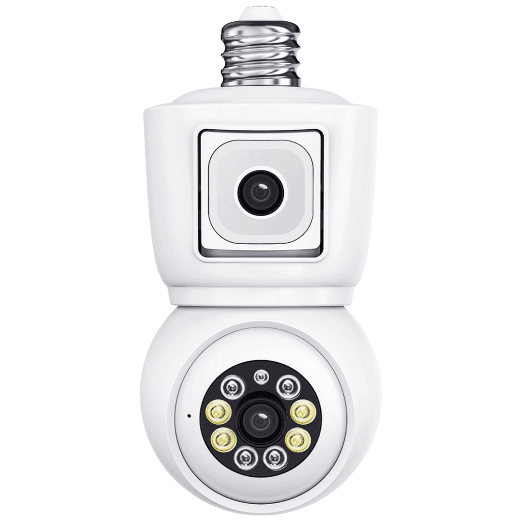 Escam Kamera za video nadzor, dual lens, 2 x 2 Mpixel, PTZ, E27, WiFi