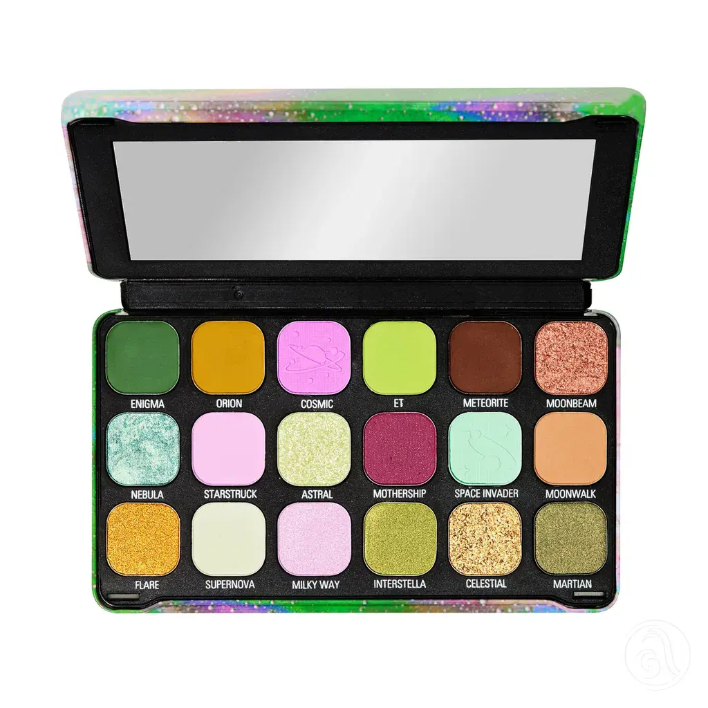 Revolution Paleta senki za oči Forever Flawless Astro Nova Green, 19,8 g