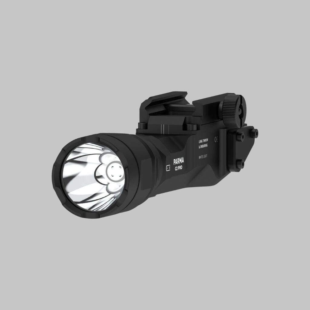 Armytek Profesionalno montirana lampa Parma C2 Pro, Bijelo svijetlo, Crna