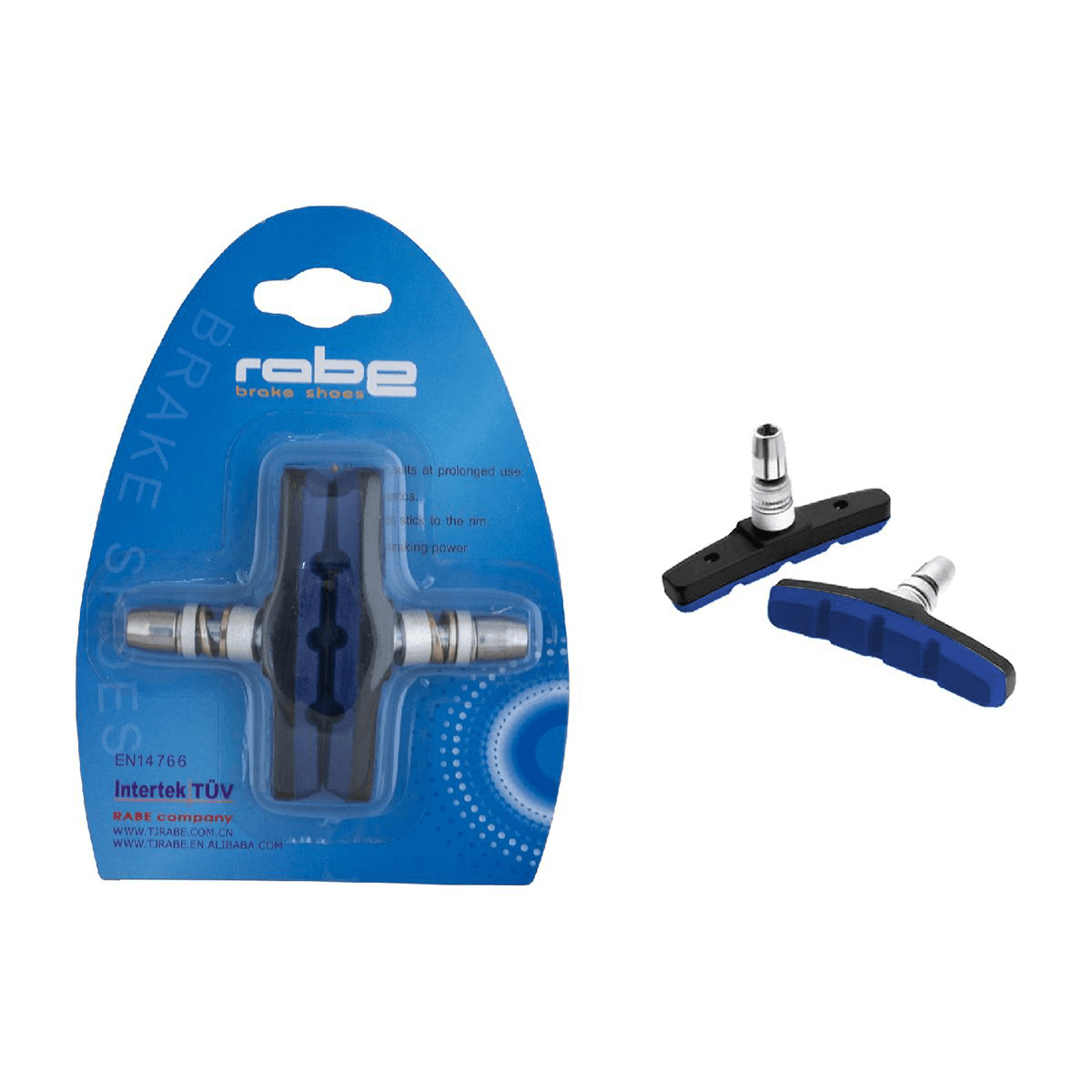 RABE Pakne V-brake, 70 mm, Crno-plavi