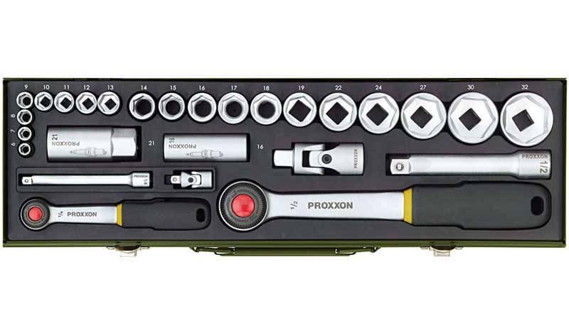 Proxxon Set nasadnih ključeva, 1/4", 27 komada