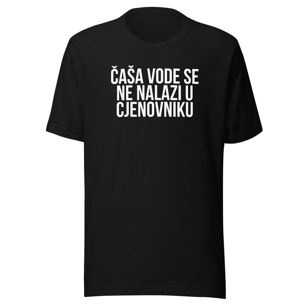 Goatees Ženska majica Čaša Vode Se Ne Nalazi U Cjenovniku, Crna