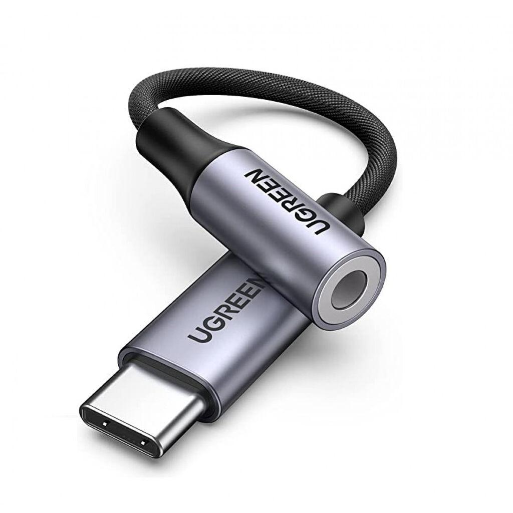 Ugreen USB-C na 3.5mm audio adapter, Crni