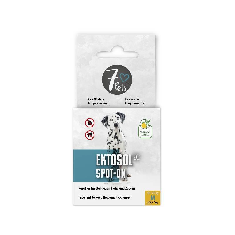 7 Pets Zaštita od krpelja i buha Ektosol Spot On, Za pse