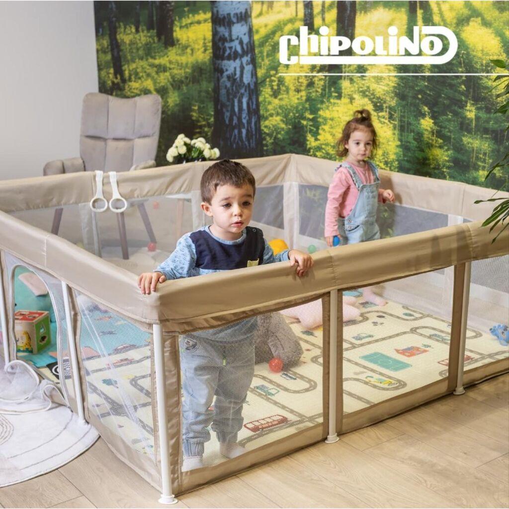 Chipolino Ogradica za bebe Laguna, 180x200 cm, Bež