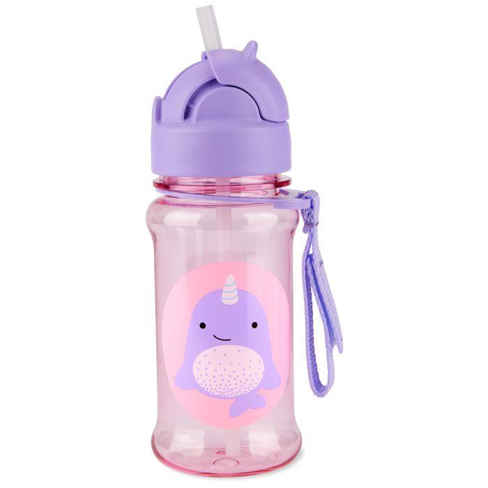 Skip Hop Bočica sa slamkom Tritan, Narval, 355 ml