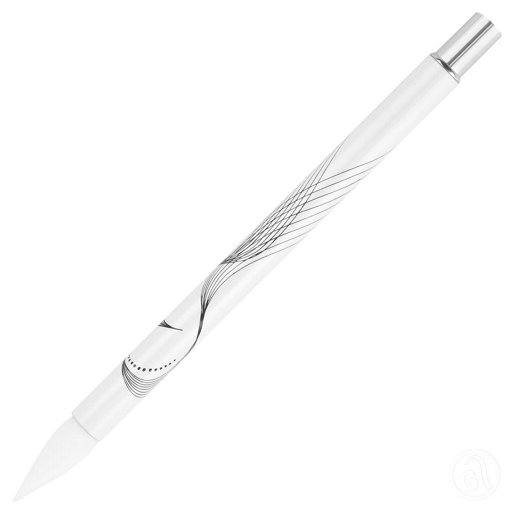 Nail Tools ASN-DHB13-D Instrument za nail art sa silikonskim vrhom, Bijeli