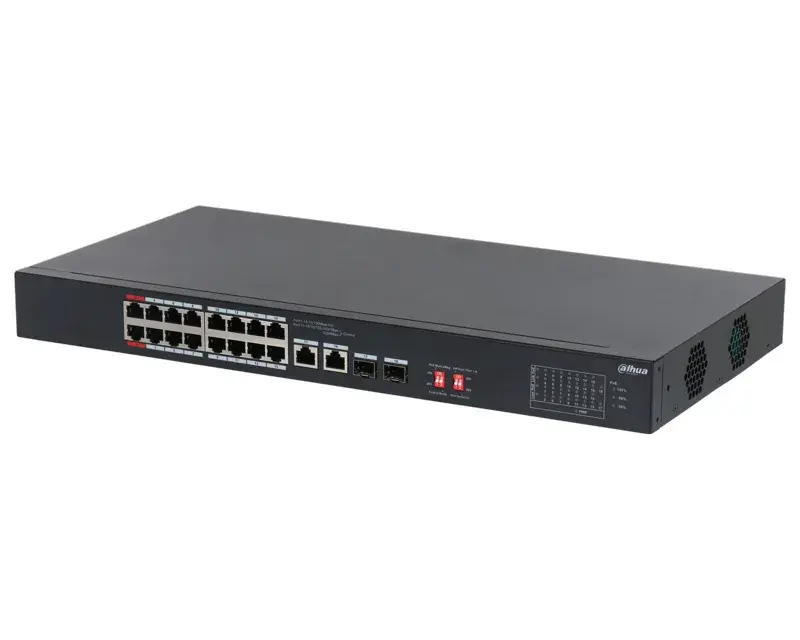 DAHUA Prekidač S3218-16ET-135, 18 portova, Crni