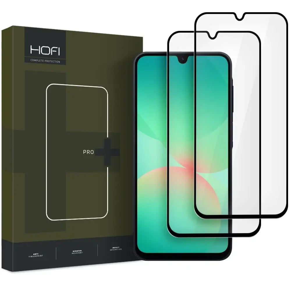 Hofi Zaštitno staklo za mobilni telefon Galaxy A16 4G / 5G Pro+, 2 komada, Crno