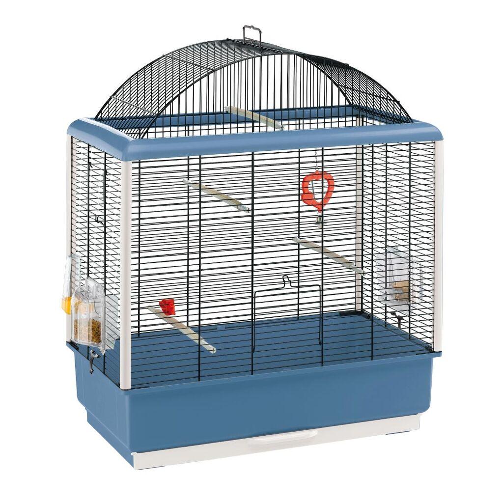 Ferplast Kavez za ptice Palladio 4, 59x33x69 cm, Crno-plavi
