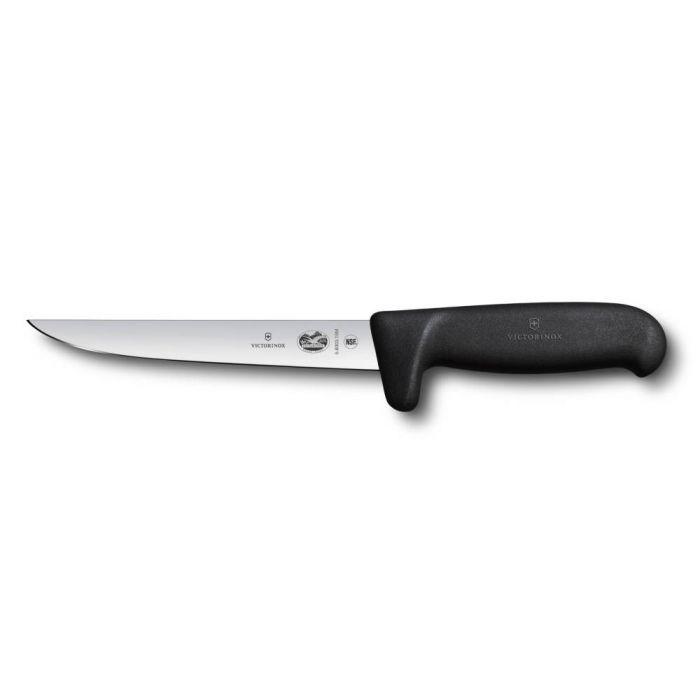 Victorinox Swiss Mesarski nož za otkoštavanje Fibrox Boning,15cm, Crni