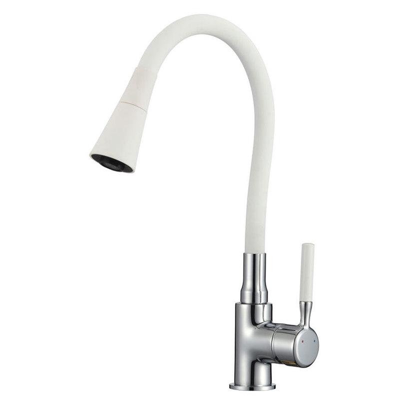 Inter Ceramic slavina za sudoper Havana, stojeća, jednoručna, hrom, bijela