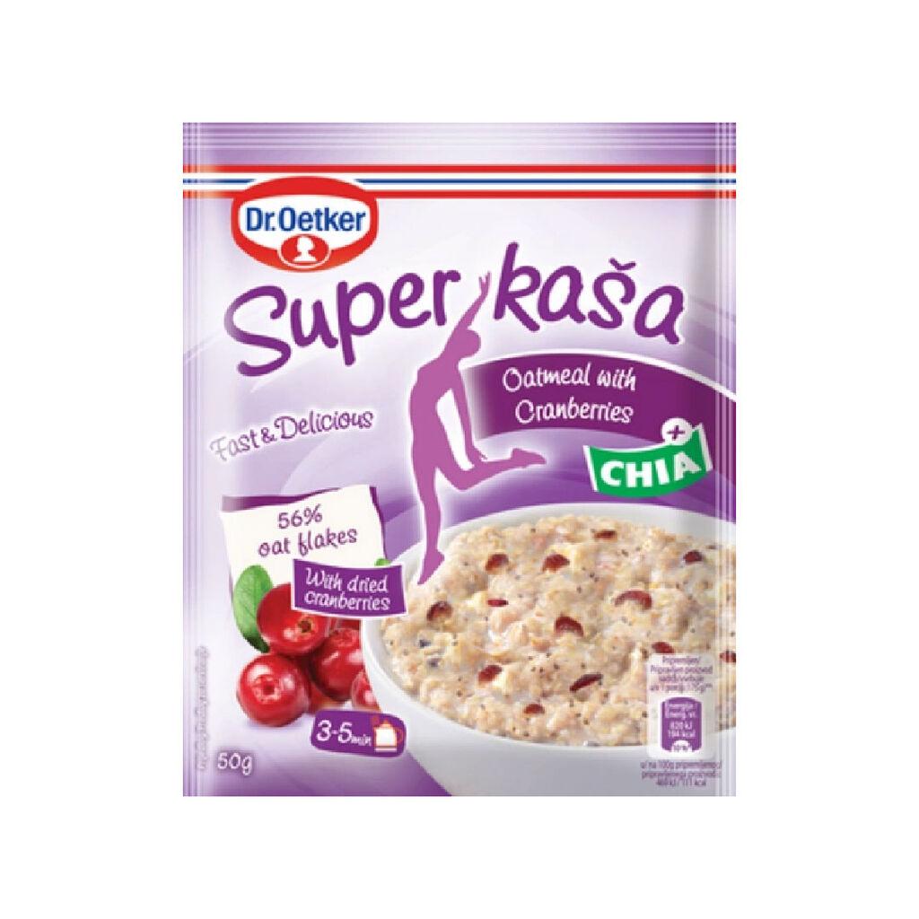 Dr. Oetker Super kaša s brusnicama i chia sjemenkama