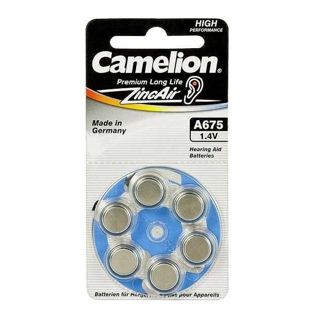 Camelion Baterija Zinc-AIR A675 BP6, 6 komada